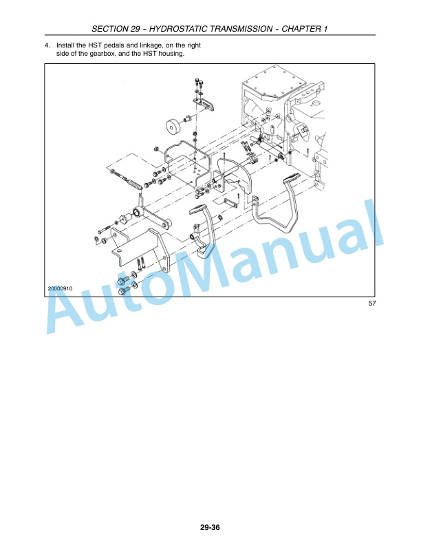 New Holland T2310, T2320, T2330 Tractor Repair Manual 87491392-5