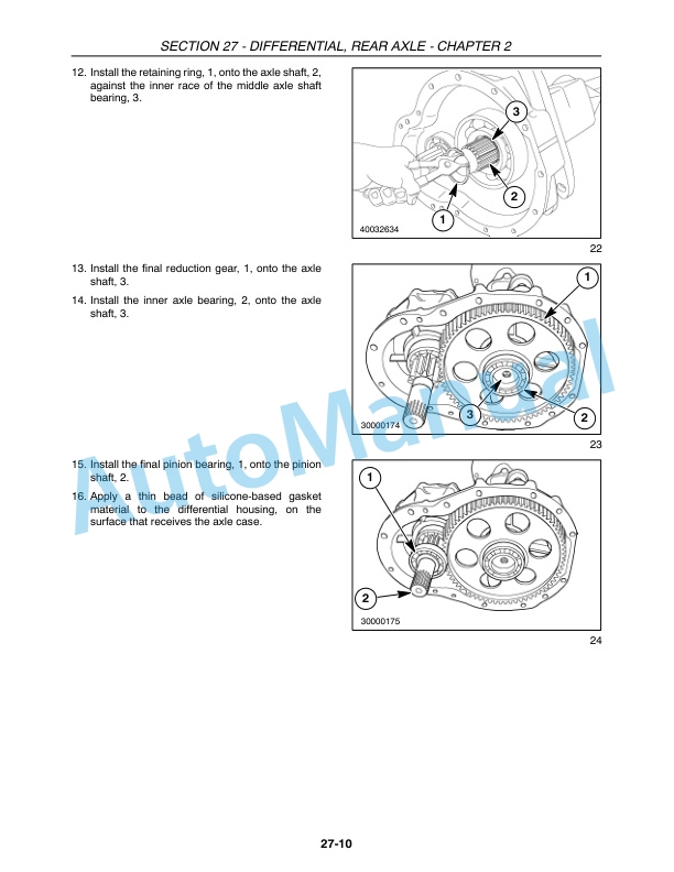 New Holland T2410, T2420 Tractor Repair Manual 87725022 3 New Holland T2410, T2420 Tractor Repair Manual 87725022 - Image 3