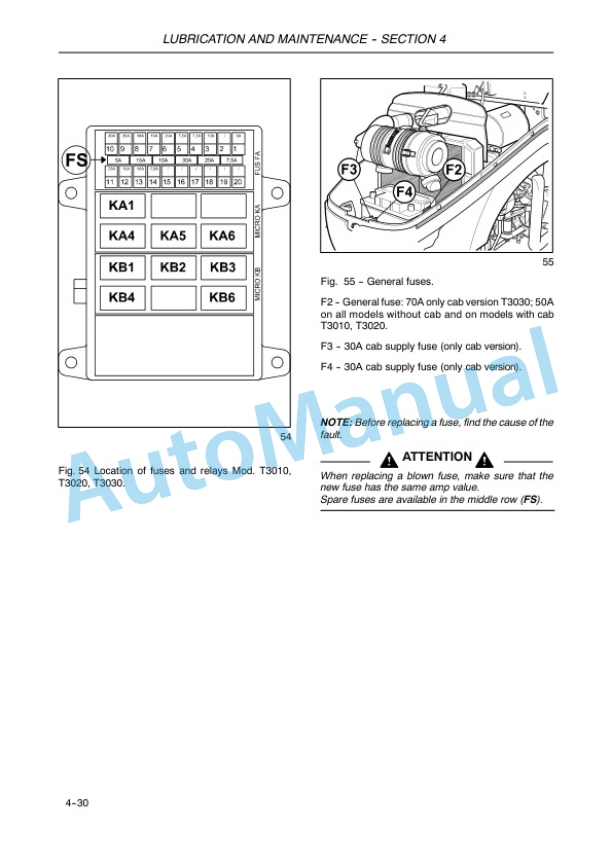 New Holland T3010, T3020, T3030, T3040 Tractor Operation and Maintenance Manual 87291123 5 New Holland T3010, T3020, T3030, T3040 Tractor Operation and Maintenance Manual 87291123-5