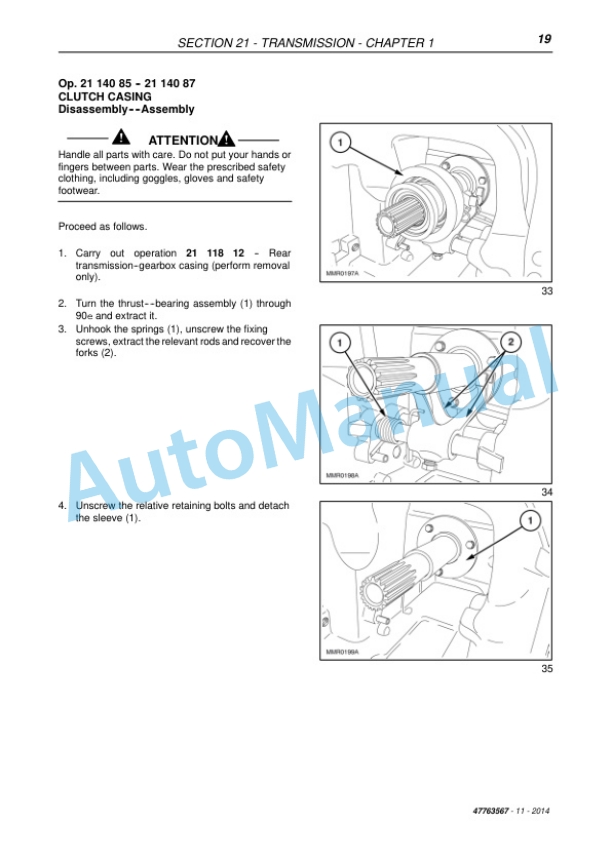 New Holland T3.50F, T3.55F, T3.65F, T3.75F Tractor Operation and Maintenance Manual 47763567 3 New Holland T3.50F, T3.55F, T3.65F, T3.75F Tractor Operation and Maintenance Manual 47763567 - Image 3