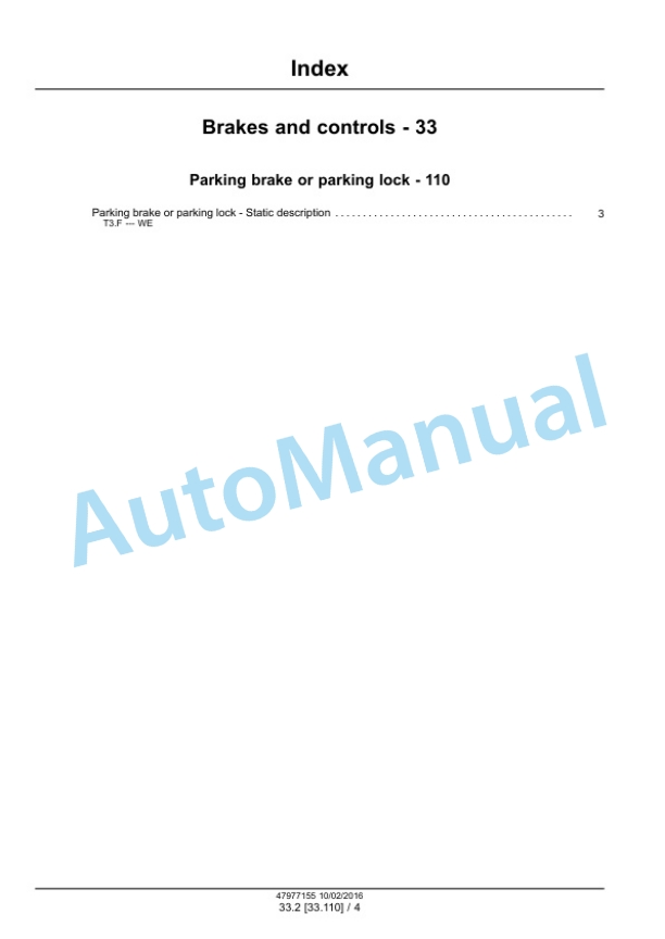 New Holland T3.50F, T3.55F, T3.65F, T3.75F Tractor Service Manual 47977155 4 New Holland T3.50F, T3.55F, T3.65F, T3.75F Tractor Service Manual 47977155 - Image 4
