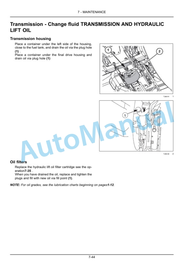 New Holland T3.50F Tractor Operation and Maintenance Manual 51560218 5 New Holland T3.50F Tractor Operation and Maintenance Manual 51560218 - Image 5
