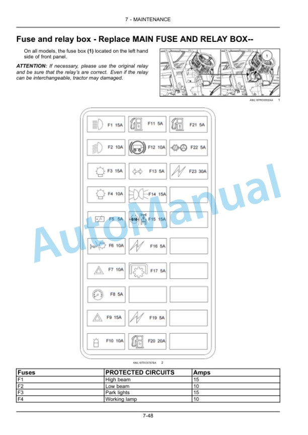 New Holland T3.60F, T3.70F, T3.80F Tractor Operation and Maintenance Manual 48175798 5 New Holland T3.60F, T3.70F, T3.80F Tractor Operation and Maintenance Manual 48175798 - Image 5
