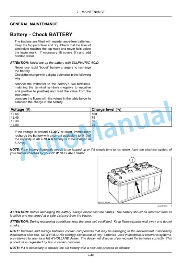 New Holland T3.60F, T3.70F, T3.80F Tractor Operation and Maintenance Manual 51560220 5 New Holland T3.60F, T3.70F, T3.80F Tractor Operation and Maintenance Manual 51560220 - Image 5