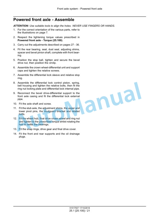 New Holland T3.60F, T3.70F, T3.80F Tractor Service Manual 51517507 2 New Holland T3.60F, T3.70F, T3.80F Tractor Service Manual 51517507 - Image 2