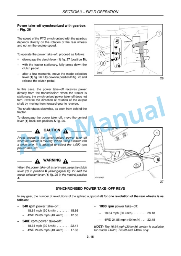 New Holland T4020, T4030, T4040, T4050 Deluxe - Supersteer Tractor Operation and Maintenance Manual 84266507 3 New Holland T4020, T4030, T4040, T4050 Deluxe - Supersteer Tractor Operation and Maintenance Manual 84266507 - Image 3