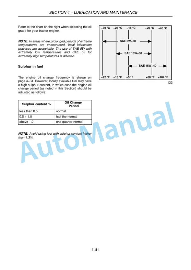 New Holland T4020, T4030, T4040, T4050 Deluxe - Supersteer Tractor Operation and Maintenance Manual 84266507 5 New Holland T4020, T4030, T4040, T4050 Deluxe - Supersteer Tractor Operation and Maintenance Manual 84266507 - Image 5