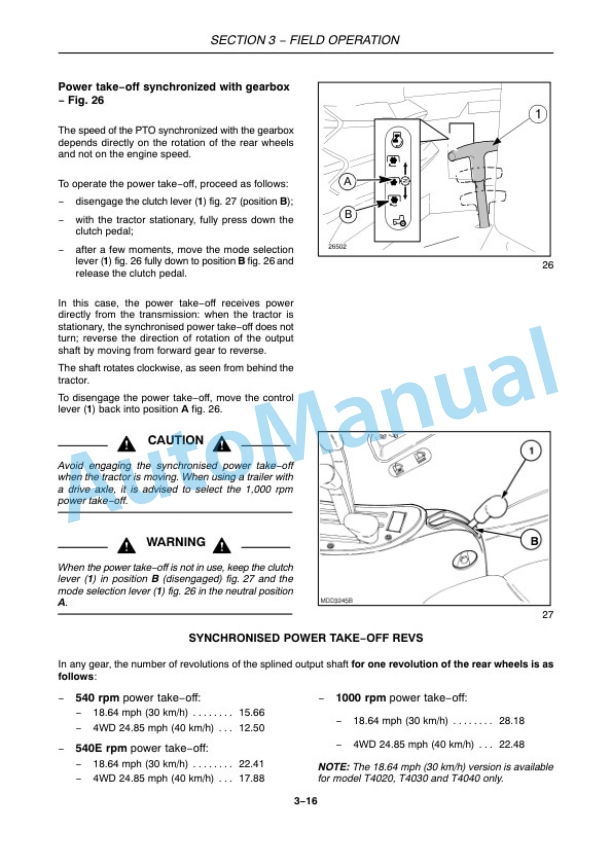 New Holland T4020, T4030, T4040, T4050 Deluxe - Supersteer Tractor Operation and Maintenance Manual 84576030 3 New Holland T4020, T4030, T4040, T4050 Deluxe - Supersteer Tractor Operation and Maintenance Manual 84576030-3