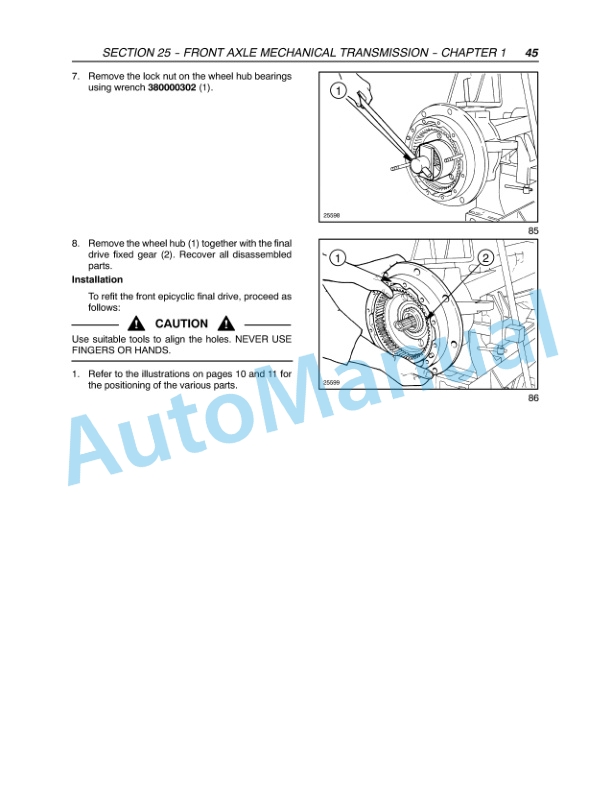 New Holland T4020, T4030, T4040, T4050 Deluxe - Supersteer Tractor Repair Manual 84158073-3