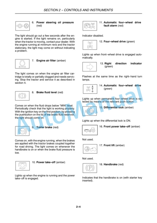 New Holland T4020V, T4030V, T4040V, T4050V Tractor Operation and Maintenance Manual 47374840 2 New Holland T4020V, T4030V, T4040V, T4050V Tractor Operation and Maintenance Manual 47374840-2