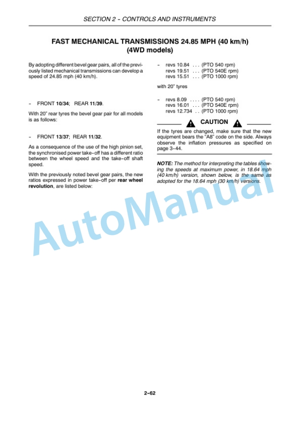New Holland T4020V, T4030V, T4040V, T4050V Tractor Operation and Maintenance Manual 47374840 3 New Holland T4020V, T4030V, T4040V, T4050V Tractor Operation and Maintenance Manual 47374840-3