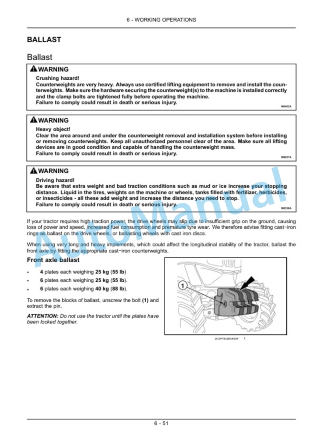 New Holland T4030F, T4040F, T4050F, T4060F Tractor Operation and Maintenance Manual 47374872 4 New Holland T4030F, T4040F, T4050F, T4060F Tractor Operation and Maintenance Manual 47374872-4