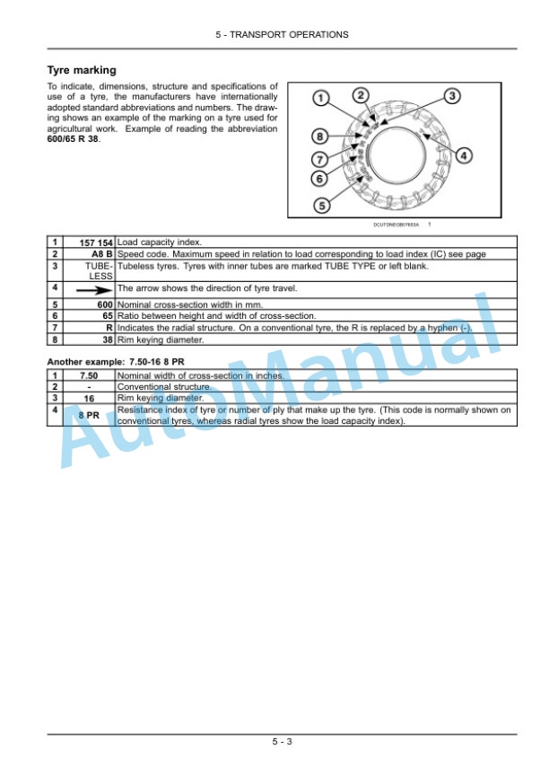 New Holland T4030F, T4040F, T4050F, T4060F Tractor Operation and Maintenance Manual 84515592-3