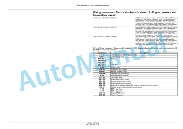 New Holland T4030F, T4040F, T4050F, T4060F Tractor Service Manual 47888339 3 New Holland T4030F, T4040F, T4050F, T4060F Tractor Service Manual 47888339 - Image 3