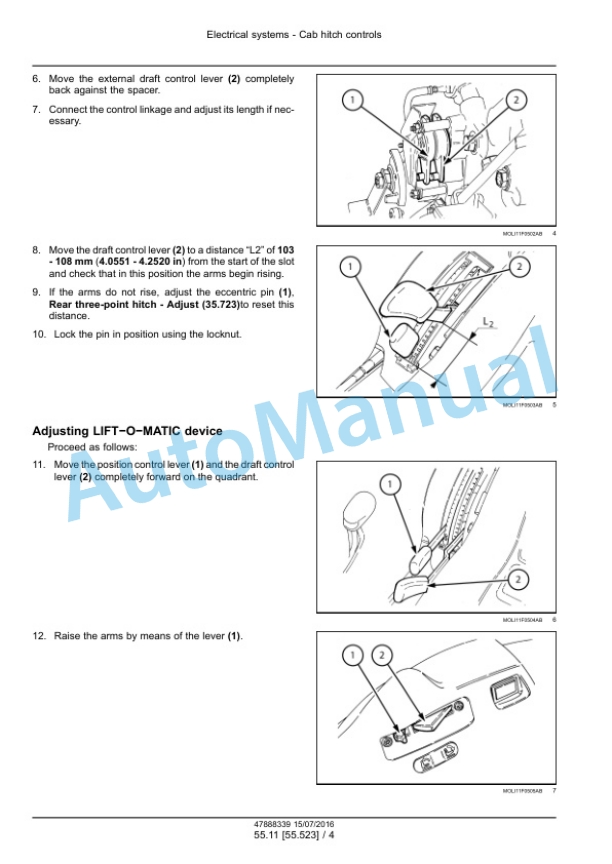 New Holland T4030F, T4040F, T4050F, T4060F Tractor Service Manual 47888339 5 New Holland T4030F, T4040F, T4050F, T4060F Tractor Service Manual 47888339 - Image 5