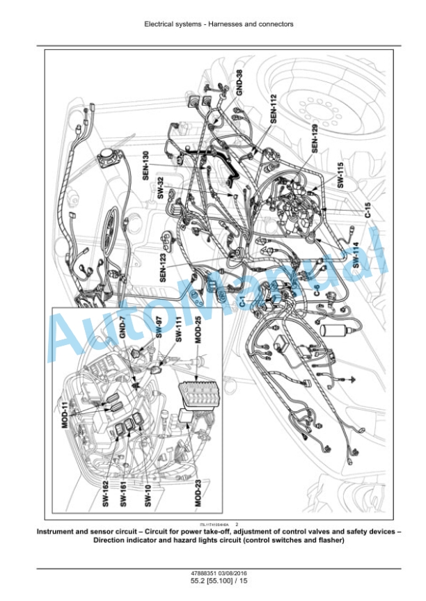 New Holland T4030N, T4040N, T4050N, T4060N, T4020V, T4030V, T4040V, T4050V, T4060V Tractor Service Manual 47888351 3 New Holland T4030N, T4040N, T4050N, T4060N, T4020V, T4030V, T4040V, T4050V, T4060V Tractor Service Manual 47888351 - Image 3
