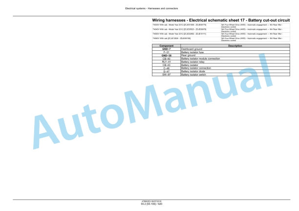 New Holland T4030V, T4040V, T4050V, T4060V Tier 3 Tractor Service Manual 47888353 4 New Holland T4030V, T4040V, T4050V, T4060V Tier 3 Tractor Service Manual 47888353 - Image 4