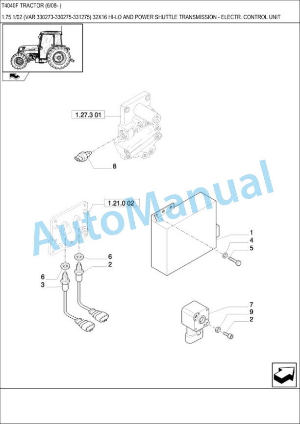 New Holland T4040F Tractor Parts Catalogue 3 New Holland T4040F Tractor Parts Catalogue-3