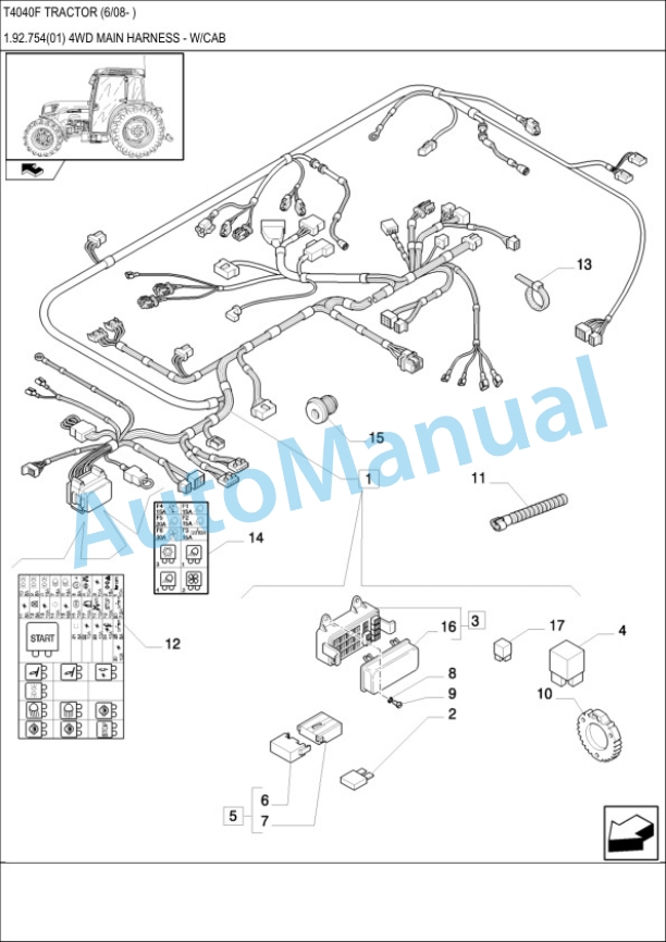 New Holland T4040F Tractor Parts Catalogue 5 New Holland T4040F Tractor Parts Catalogue-5
