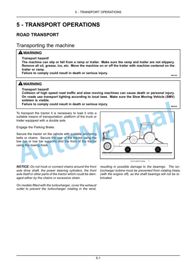 New Holland T4.115 Tractor Operation and Maintenance Manual 47604431 3 New Holland T4.115 Tractor Operation and Maintenance Manual 47604431-3