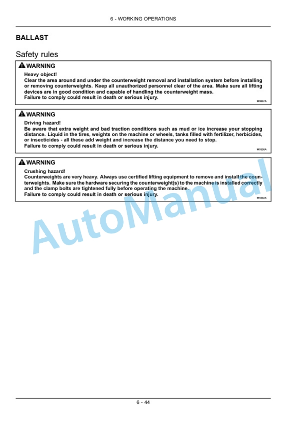 New Holland T4.55, T4.65, T4.75 PowerStar Series Tractor Operation and Maintenance Manual 47374315 4 New Holland T4.55, T4.65, T4.75 PowerStar Series Tractor Operation and Maintenance Manual 47374315-4