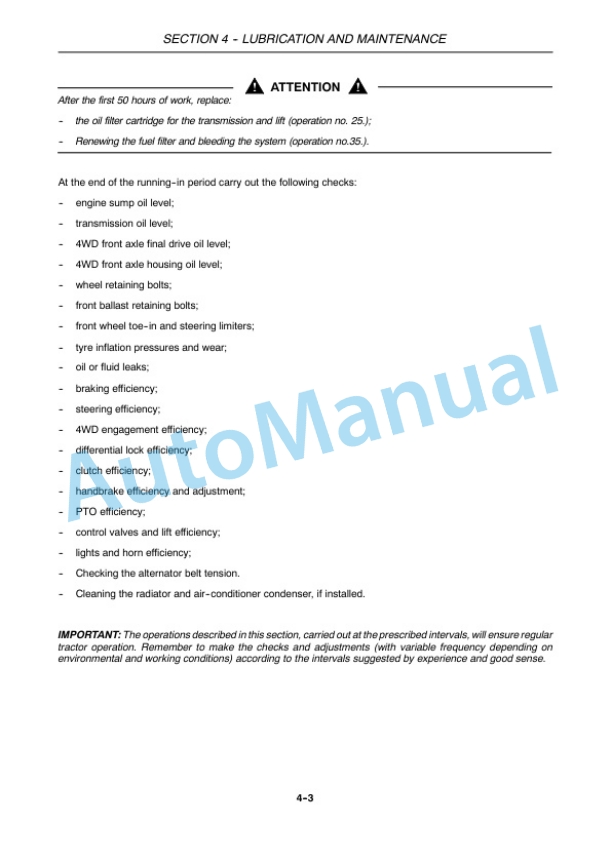 New Holland T4.55, T4.65, T4.75 PowerStar Series Tractor Operation and Maintenance Manual 84343404 4 New Holland T4.55, T4.65, T4.75 PowerStar Series Tractor Operation and Maintenance Manual 84343404-4
