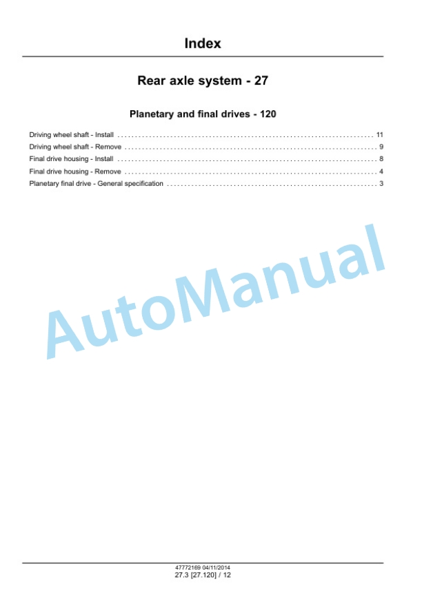 New Holland T4.55, T4.65, T4.75 PowerStar Series Tractor Service Manual 47772169 2 New Holland T4.55, T4.65, T4.75 PowerStar Series Tractor Service Manual 47772169 - Image 2
