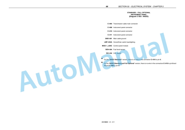 New Holland T4.55, T4.65, T4.75 PowerStar Series Tractor Service Manual 84419869A 4 New Holland T4.55, T4.65, T4.75 PowerStar Series Tractor Service Manual 84419869A - Image 4