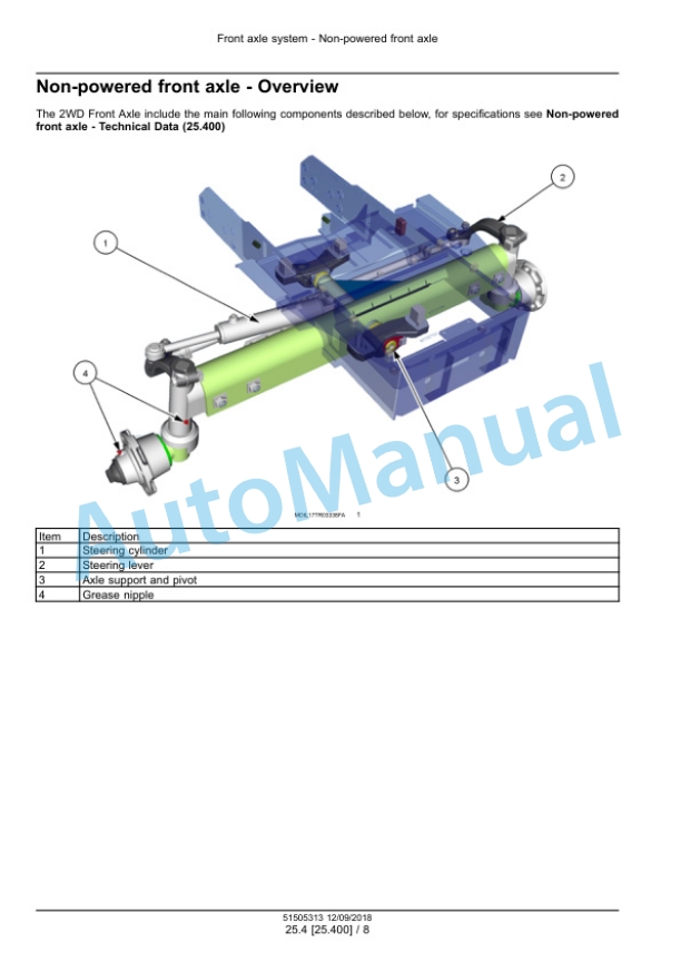 New Holland T4.55, T4.65, T4.75 Tractor Service Manual 51505313 2 New Holland T4.55, T4.65, T4.75 Tractor Service Manual 51505313 - Image 2