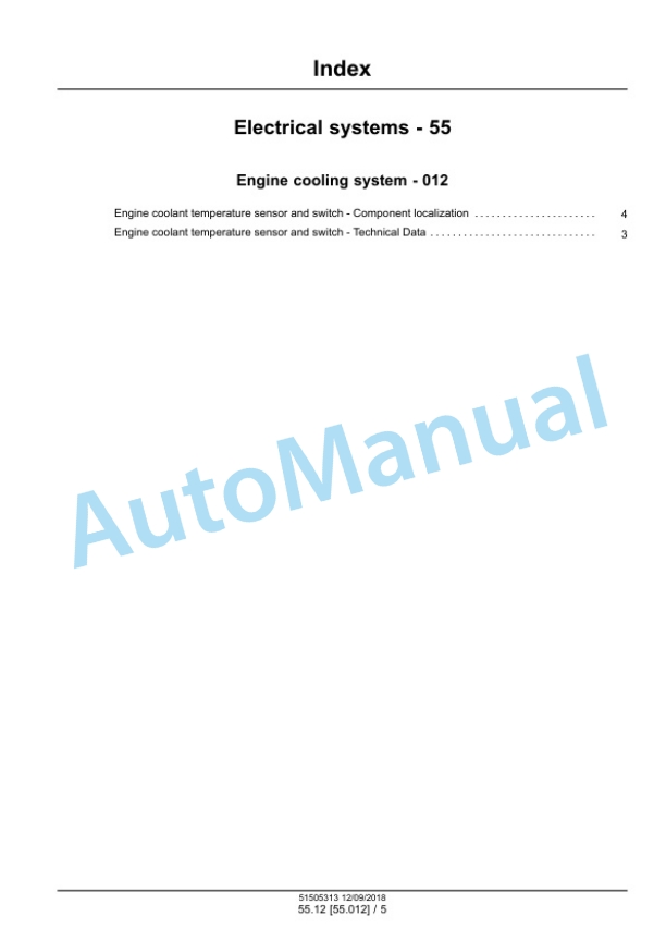 New Holland T4.55, T4.65, T4.75 Tractor Service Manual 51505313 5 New Holland T4.55, T4.65, T4.75 Tractor Service Manual 51505313 - Image 5