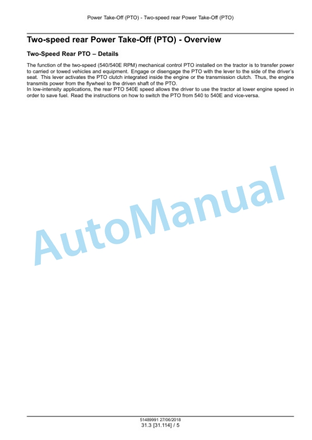 New Holland T4.55S, T4.65S, T4.75S Tractor Service Manual 51489991 3 New Holland T4.55S, T4.65S, T4.75S Tractor Service Manual 51489991 - Image 3