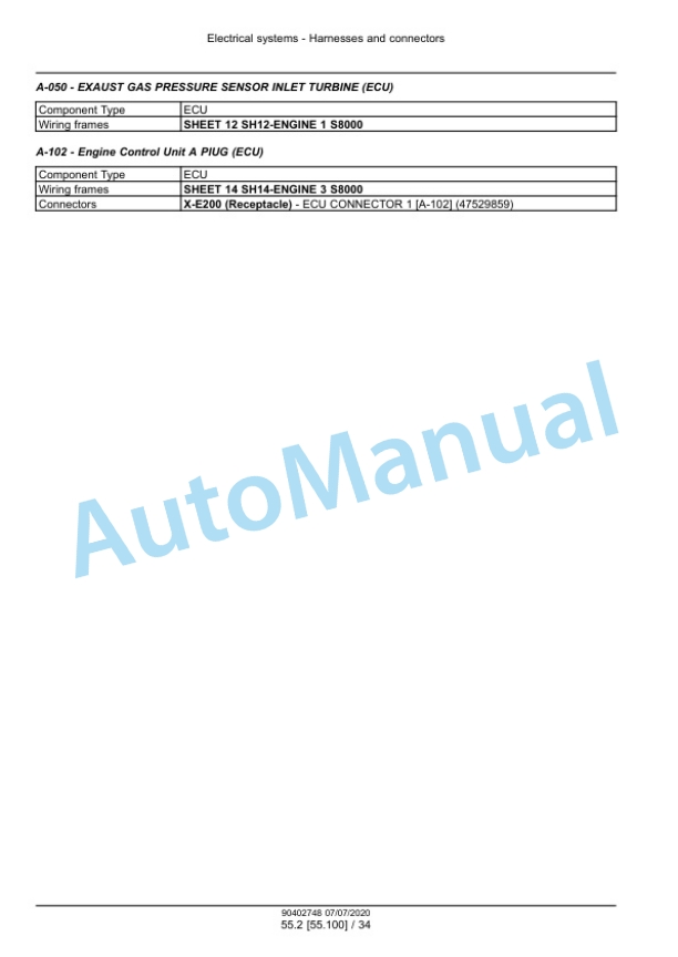 New Holland T4.55S, T4.65S, T4.75S Tractor Service Manual 90402748 4 New Holland T4.55S, T4.65S, T4.75S Tractor Service Manual 90402748 - Image 4