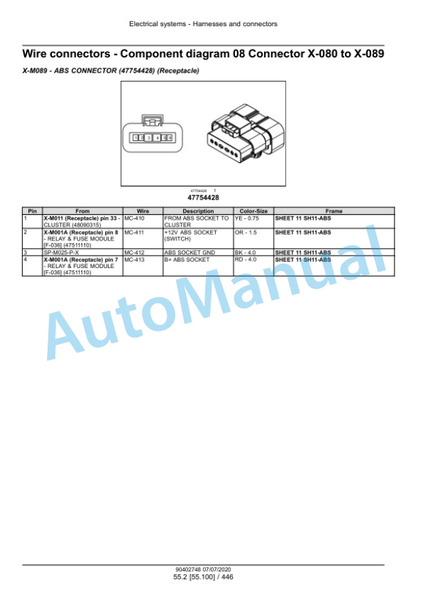 New Holland T4.55S, T4.65S, T4.75S Tractor Service Manual 90402748 5 New Holland T4.55S, T4.65S, T4.75S Tractor Service Manual 90402748 - Image 5