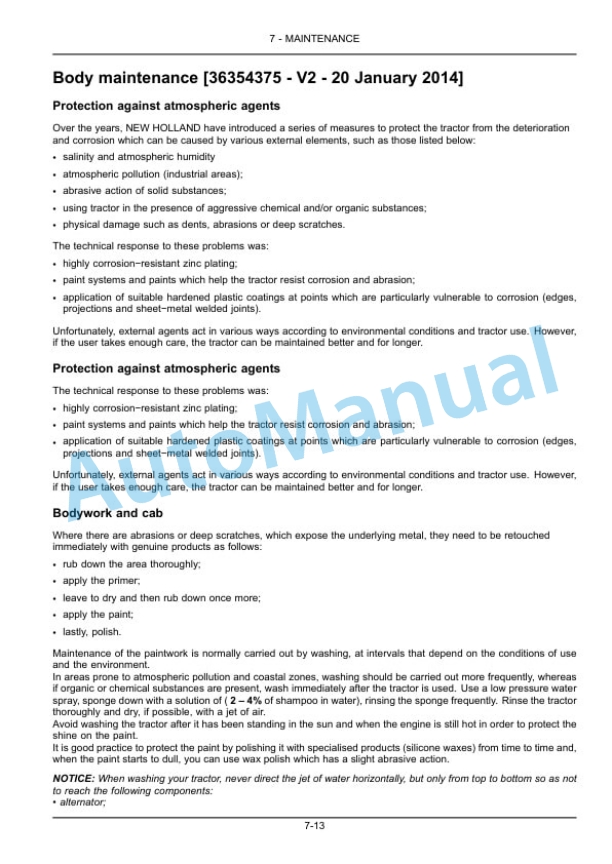 New Holland T4.65, T4.75 PowerStar Series Tractor Operation and Maintenance Manual 48129908 4 New Holland T4.65, T4.75 PowerStar Series Tractor Operation and Maintenance Manual 48129908 - Image 4
