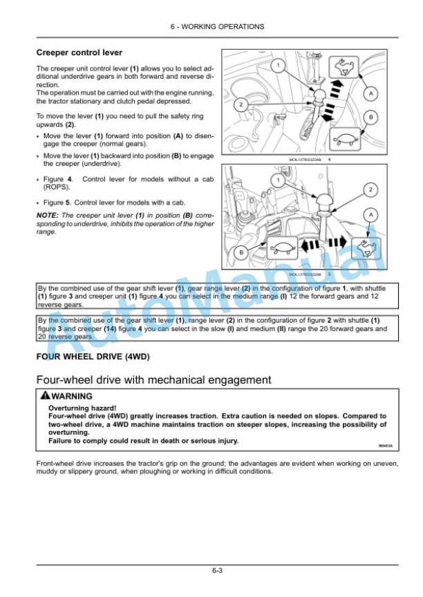 New Holland T4.65, T4.75 Powerstar Tractor Operation and Maintenance Manual 47955162 3 New Holland T4.65, T4.75 Powerstar Tractor Operation and Maintenance Manual 47955162-3