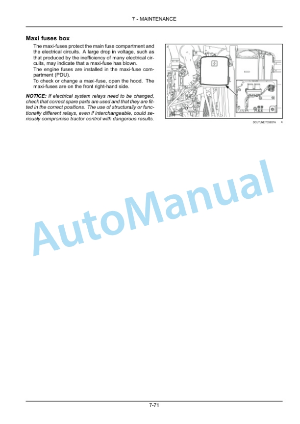 New Holland T4.65, T4.75 Powerstar Tractor Operation and Maintenance Manual 47955162 5 New Holland T4.65, T4.75 Powerstar Tractor Operation and Maintenance Manual 47955162-5