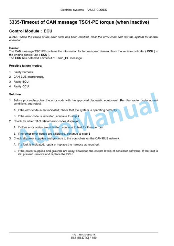 New Holland T4.75 PowerStar Tier 4B Final Tractor Service Manual 47711469 5 New Holland T4.75 PowerStar Tier 4B Final Tractor Service Manual 47711469 - Image 5
