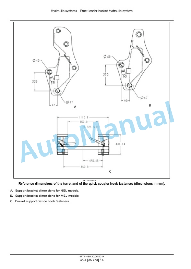 New Holland T4.75 PowerStar Tier 4B Final Tractor Service Manual 47712633 2 New Holland T4.75 PowerStar Tier 4B Final Tractor Service Manual 47712633 - Image 2