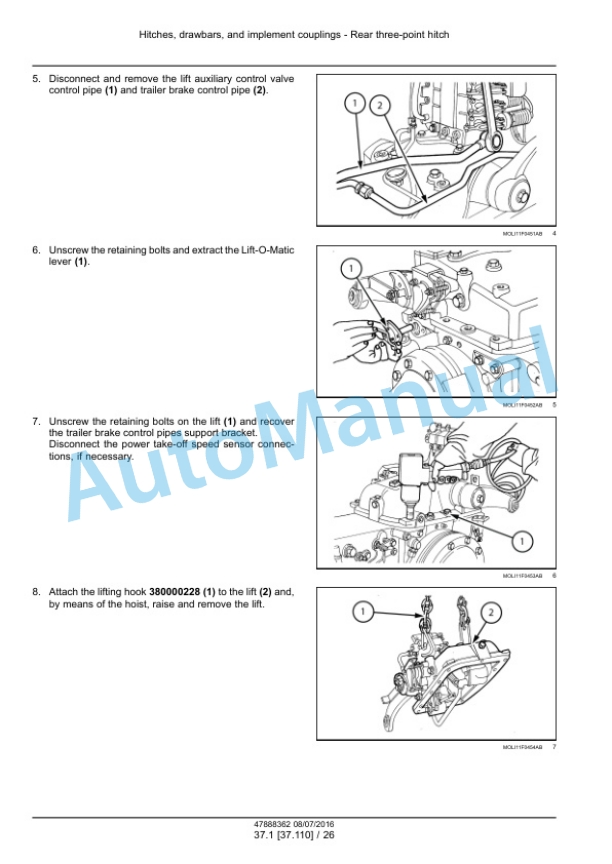 New Holland T4.75F, T4.85F, T4.95F, T4.105F Tier 3 Tractor Service Manual 48017750 4 New Holland T4.75F, T4.85F, T4.95F, T4.105F Tier 3 Tractor Service Manual 48017750 - Image 4