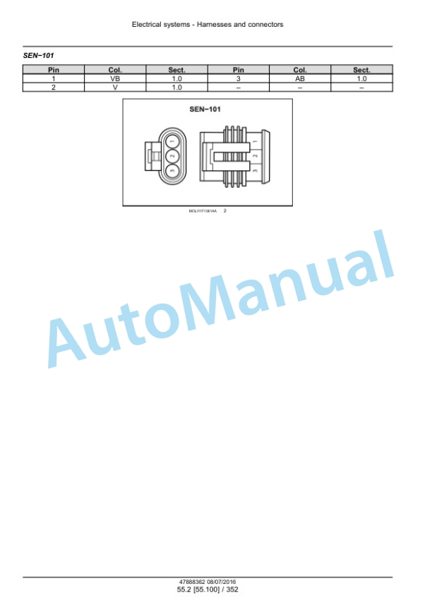 New Holland T4.75F, T4.85F, T4.95F, T4.105F Tier 3 Tractor Service Manual 48017753-3