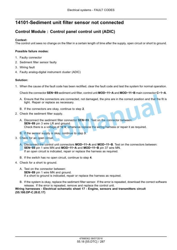 New Holland T4.75F, T4.85F, T4.95F, T4.105F Tier 3 Tractor Service Manual 48017755-5