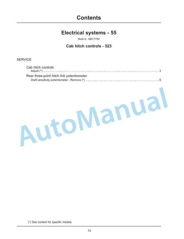 New Holland T4.75F, T4.85F, T4.95F, T4.105F Tier 3 Tractor Service Manual 48017756-5