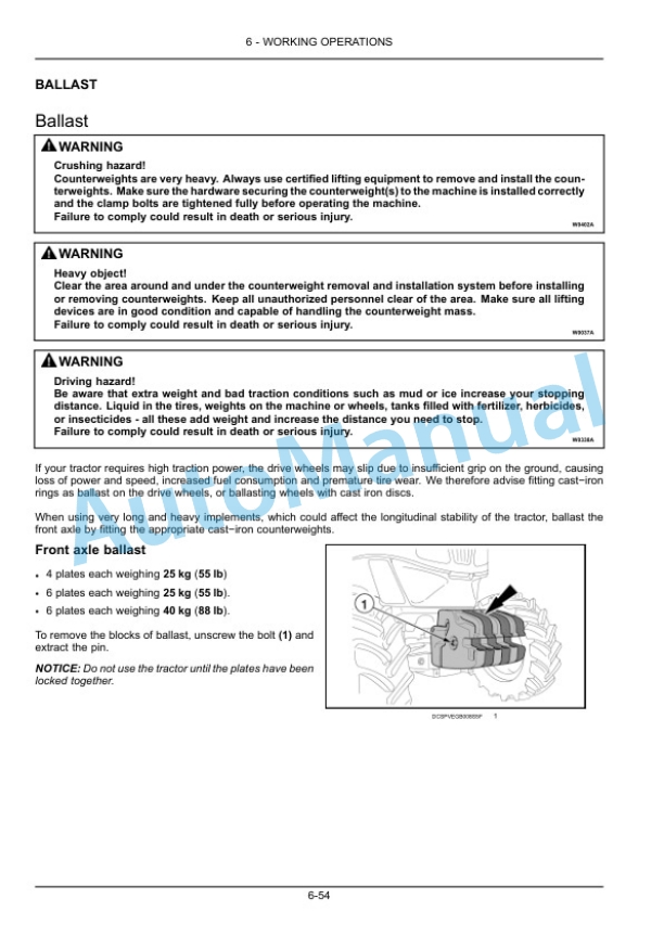 New Holland T4.75F, T4.85F, T4.95F, T4.105F Tractor Operation and Maintenance Manual 47768217 4 New Holland T4.75F, T4.85F, T4.95F, T4.105F Tractor Operation and Maintenance Manual 47768217-4