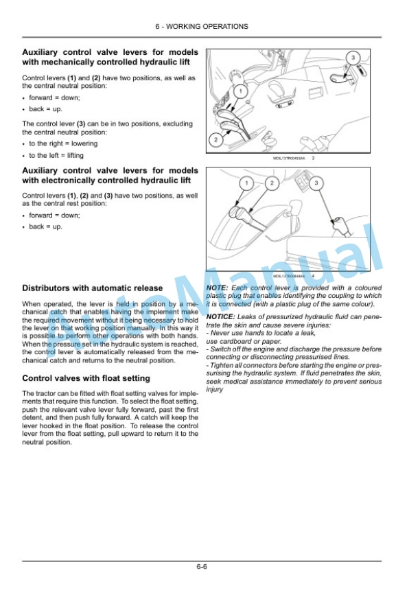 New Holland T4.75F, T4.85F, T4.95F, T4.105F Tractor Operation and Maintenance Manual 48077155 3 New Holland T4.75F, T4.85F, T4.95F, T4.105F Tractor Operation and Maintenance Manual 48077155-3