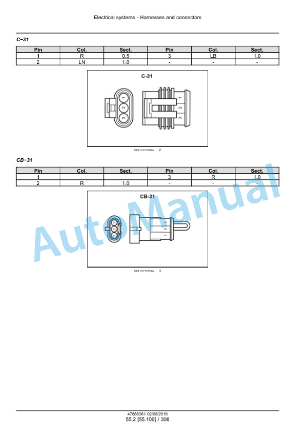 New Holland T4.75F, T4.85F, T4.95F, T4.105F Tractor Service Manual 47888361 4 New Holland T4.75F, T4.85F, T4.95F, T4.105F Tractor Service Manual 47888361 - Image 4