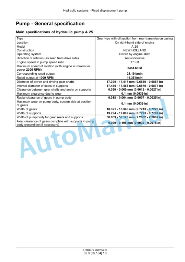 New Holland T4.75V, T4.85V, T4.95V, T4.105V Tier 3 Tractor Service Manual 48038297 2 New Holland T4.75V, T4.85V, T4.95V, T4.105V Tier 3 Tractor Service Manual 48038297 - Image 2