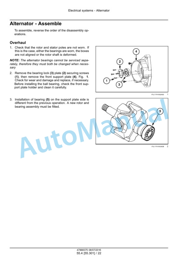 New Holland T4.75V, T4.85V, T4.95V, T4.105V Tier 3 Tractor Service Manual 48038300 2 New Holland T4.75V, T4.85V, T4.95V, T4.105V Tier 3 Tractor Service Manual 48038300 - Image 2