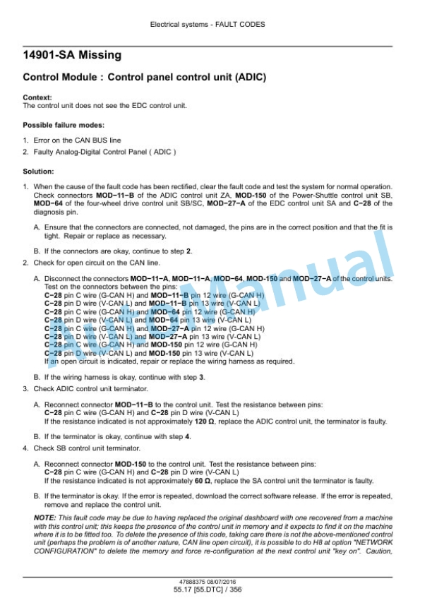 New Holland T4.75V, T4.85V, T4.95V, T4.105V Tier 3 Tractor Service Manual 48038301 5 New Holland T4.75V, T4.85V, T4.95V, T4.105V Tier 3 Tractor Service Manual 48038301 - Image 5