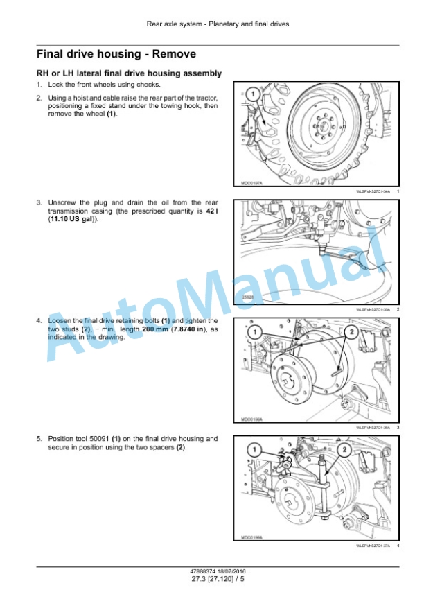New Holland T4.75V, T4.85V, T4.95V, T4.105V Tractor Service Manual 47888374 2 New Holland T4.75V, T4.85V, T4.95V, T4.105V Tractor Service Manual 47888374 - Image 2