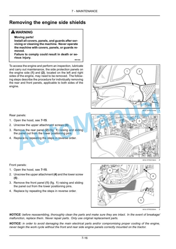 New Holland T4.80F, T4.90F, T4.100F, T4.110F Tractor Operation and Maintenance Manual 48042327 3 New Holland T4.80F, T4.90F, T4.100F, T4.110F Tractor Operation and Maintenance Manual 48042327 - Image 3